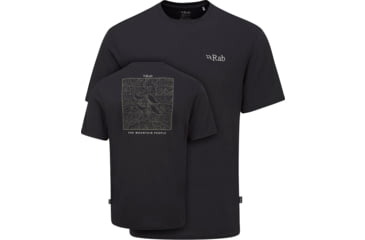 Image of Rab Crimp Elevation Tee - Mens, Beluga, Extra Large, QBL-68-BEL-XLG
