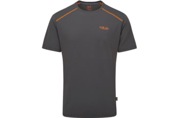 Image of Rab Force Tee - Mens, Graphene, Small, QBL-05-GRH-SML