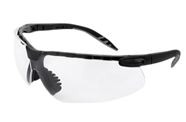 Image of Radians Call Sign BRAVO CSB105 Shoting Glasses, Black Frame, Clear Lens, CSB10511CS