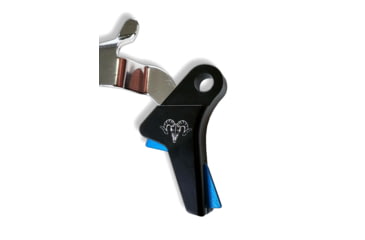 Image of Ramm Tactical Leverage Trigger Kit for Slim-Line G42 Straight, Black w/blue safety, RT-GK-SL-42-ST-BU