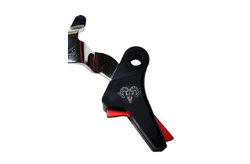 Image of Ramm Tactical Leverage Trigger Kit for Slim-Line G42 Straight, Black w/red safety, RT-GK-SL-42-ST-RD