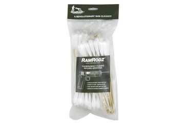 Image of RamRodz 50075 Barrel Cleaner 50 Caliber Cotton Swab 8 75 Pack