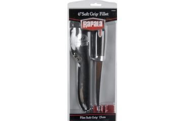 Image of Rapala Soft Grip Fillet Knife with Sharpener - 6in 055772