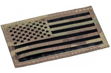 Image of Raptor Tactical Laser-Cut Reversible IR/Reflective Flag Patch, Multicam, RVF-MC