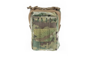 Image of Raptor Tactical Small Utility Pouch w/ChemLight Holders, Black, UPS-BL