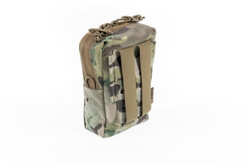 Image of Raptor Tactical Small Utility Pouch w/ChemLight Holders, Black, UPS-BL