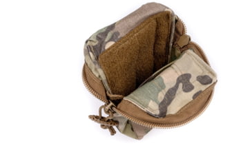 Image of Raptor Tactical Small Utility Pouch w/ChemLight Holders, Black, UPS-BL