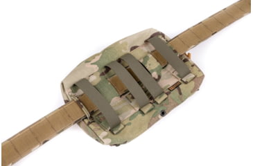 Image of Raptor Tactical Small Utility Pouch w/ChemLight Holders, Black, UPS-BL