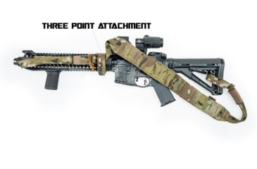 Image of Raptor Tactical Two Point REFLEX MK1 Gun Sling, Black, RS1-BL