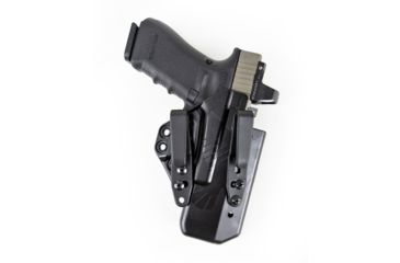 Image of Raven Concealment Eidolon Standard Holster Kit, Glock 19/UNIV, Short, Ambi, Black, EG19ASBKB