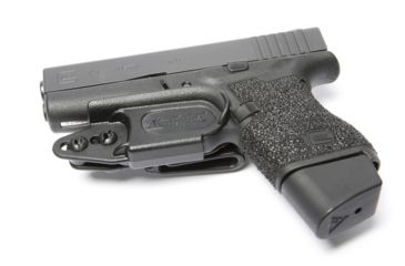 Image of Raven Concealment VanGuard 2 Holster Advanced Kit, Glock 42/43, 1.5in Overhook, Black, VG2G42/43BKOH
