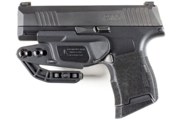 Image of Raven Concealment VanGuard 2 Advanced Kit Minimalist IWB Holster, Glock 43X, Ambidextrous, Black, VG2G4243BKOHADV