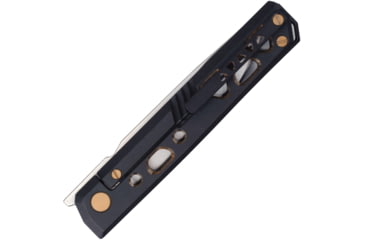 Image of Real Steel Burns Framelock Black/Gold