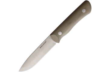 Image of Real Steel Bushcraft III Convex Coyote Knife, 4 satin finish D2 tool steel blade, Coyote tan G10 handle, 3726C