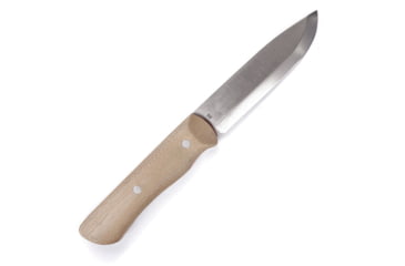 Image of Real Steel Bushcraft III Coyote Fixed Blade Knife, 8.5in Overall, 4in Satin D2 Tool Steel Blade, Coyote Tan G10 Handle, Belt Adapter, Coyote Brown Kydex Belt Sheath, Coyote tan, 3726