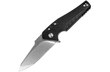 Image of Real Steel Echo Linerlock Folding Knife, Black, Black G10 handle, 9841