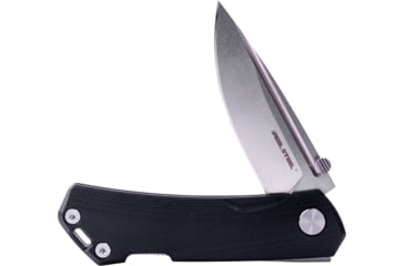 Image of Real Steel Luna Maius Eco Folding Knife, 3in, 10Cr15CoMoV, G10 Handle, Black, 7091EB