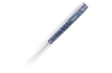 Image of Real Steel Luna TC Folding Knife, 2.75in, N690 Steel, Titanium Handle, Blue Camo, 7001TC04B