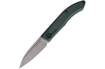Image of Real Steel Stella Folder Folding Knife, 3 stonewash finish VG-10 stainless blade, Green G10 handle, 7054