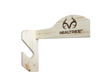 Image of Realtree 4 Gun Wall Storage Rack, Pine, White Pine, 21 x 5 x 28, 39-4000