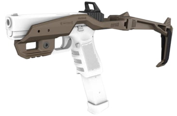 Image of Recover Tactical 20/20N43 BRACE Stabilizer Kit for Glock 43, Glock 43X and Glock 48 G43, G43X, G48 - All Gens/Versions, FDE, 2020N43B-02