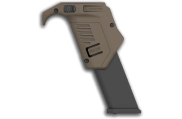 Image of Recover Tactical Anglled Forward Magazine Holder for Glock 9/40 w/Picatinny Rail, Tan, Small, MG9-02