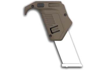 Image of Recover Tactical Anglled Forward Magazine Holder for Glock 9/40 w/Picatinny Rail, FDE, MG9-02