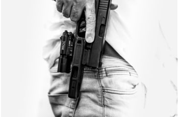 Image of Recover Tactical G7-01 OWB Paddle Holster For The Glock 17/19, Black, Small, G7