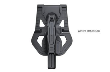 Image of Recover Tactical G7A OWB Active Retention Universal Light-Bearing Holster, Left, Black, G7A-L-01