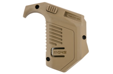 Image of Recover Tactical MG45-02 Angled Mag Pouch Tan Polymer For Glock 10mm Auto, 45 A