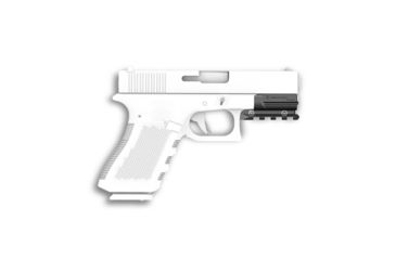 Image of Recover Tactical Picatinny Over Rail Adapter, Glock 17/19 Gen3-5, Black, OR19-01
