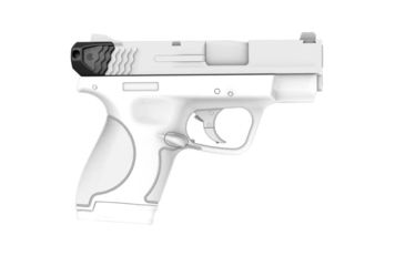 Image of Recover Tactical SCH9 Charging Handle, Smith and Wesson, Shield, 9mm/.40 S&amp;W, Black, SCH9-01