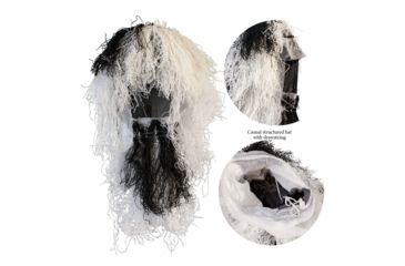 Image of Red Rock Outdoor Gear 5 Piece Ghillie Suit, Snow, X-Large-2X-Large 70917XL/XXL