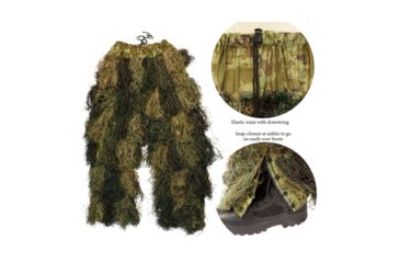 Image of Red Rock Outdoor Gear 5 Piece Ghillie Suit, Woodland, Medium-Large 70915M/L