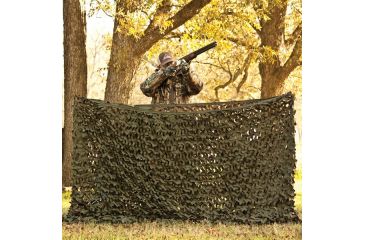 Image of Red Rock Outdoor Gear Big Game Camouflage Netting, Green/Brown, 9'10x9'10in, 03-9191