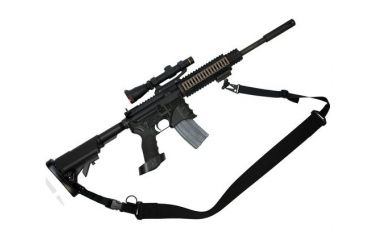 Image of Red Rock Outdoor Gear C2 2-to-1 Point Tactical Sling, 2in, Black, 37-002BLK