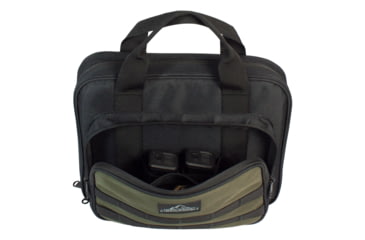Image of Red Rock Outdoor Gear Deluxe Double Pistol Case, Black/Olive Drab, 80269BOD