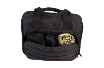 Image of Red Rock Outdoor Gear Deluxe Double Pistol Case, Black/Olive Drab, 80269BOD