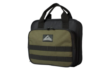 Image of Red Rock Outdoor Gear Deluxe Double Pistol Case, Black/Olive Drab, 80269BOD