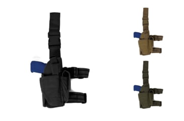 Image of Red Rock Outdoor Gear Drop Leg Holster, Black, Coyote, Olive Drab
