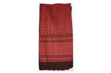Image of Red Rock Outdoor Gear Shemagh Head Wrap, Red/Black, 70-04