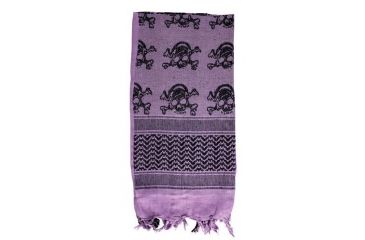Image of Red Rock Outdoor Gear Shemagh Head Wrap, Purple/Black, 70-28