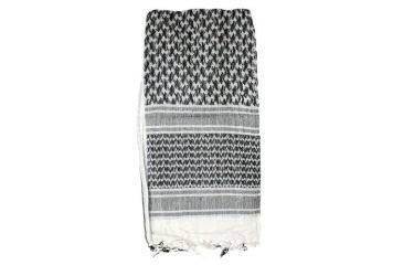 Image of Red Rock Outdoor Gear Shemagh Head Wrap, White/Black, 70-01