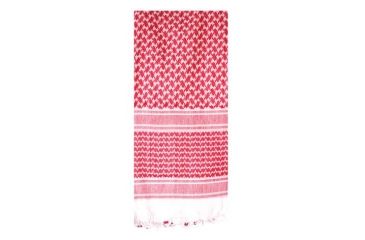 Image of Red Rock Outdoor Gear Shemagh Head Wrap, White/Red, 70-21