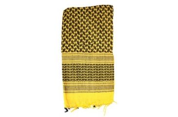 Image of Red Rock Outdoor Gear Shemagh Head Wrap - Yellow/BLK, One-Size 70-20