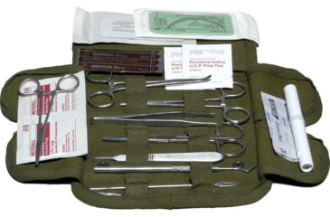 Image of Red Rock Outdoor Gear Stainless Steel Surgical Set, Olive Drab, FA80122OD