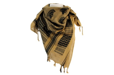 Image of Red Rock Outdoor Gear Shemagh Head Wrap, Coyote/Black, 70-38