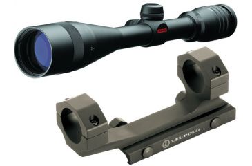 Image of Redfield Revenge 6-18x44mm AO Rifle Scope, Matte w/ Accu-Ranger Varmint 115219 w/ Leupold Mark 2 IMS Integral Mounting System Matte, 1 inch Ring 110290
