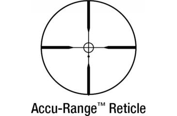 Image of Redfield Revolution 3-9x40mm Matte Accu-Range Rifle Scope w/Butler Creek, Black Eye Cover,  Butler Creek Multi-Flex Flip-Open Rifle Scope Objective Lens Cover, Black, 67095-KIT1