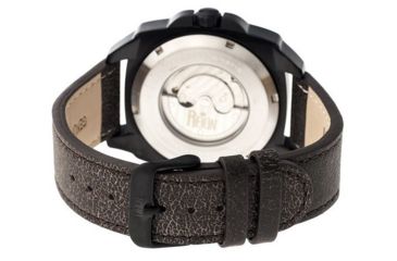 Image of Reign RN1707 Churchill Mens Watch, Dark Brown Band, Black Face, Black Case REIRN1707